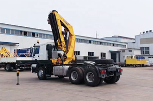 סינוטרוק 6x4 טרקטור הואו משאית עם מנוף 16 טון הידראולי טלסקופי קיפול בום משאית רכוב למכירה - Product Image 6