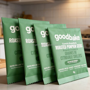 Sacs en plastique laminés personnalisés à fermeture arrière pour emballages de snacks, chips, pop-corn, chips de pommes de terre, graines de citrouille - Product Image 4