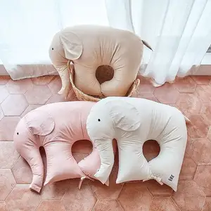 다기능 코끼리 부드러운 봉제 동물 쿠션 모유 수유 아기 진정 쿠션 아기 베개 수면 침대