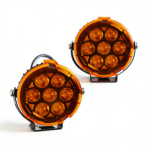 Phare de moto rond blanc de 4,5 pouces avec rétroéclairage ambre, stroboscope, triple lentille, avec interrupteur de câblage pour <span class=keywords><strong>BMW</strong></span> R <span class=keywords><strong>1200</strong></span> <span class=keywords><strong>RS</strong></span> 2015-2018 - Product Image 4