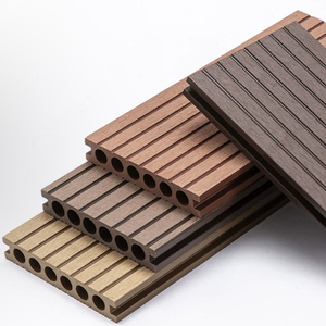 Muestra Gratuita de Tarima de WPC de Alta Calidad, 23mm 25mm, Suelo de WPC para Exteriores, Tarima de Plástico Compuesto para Terraza - Product Image 2