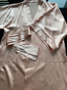 Robe courte <span class=keywords><strong>en</strong></span> <span class=keywords><strong>soie</strong></span> véritable 100% <span class=keywords><strong>Kimono</strong></span> <span class=keywords><strong>en</strong></span> <span class=keywords><strong>soie</strong></span> - Product Image 5