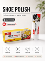 Hei Niu 70g Betún para Cuero con Lanolina, Suavizante Rápido, Restaurador de Cuero Genuino, para Zapatillas Casuales, Botines y Mantenimiento de Superficies Normales