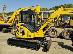 Excavatrice Komatsu PC55 d'occasion, d'origine japonaise, en bon état, mini-excavatrice sur chenilles à vendre - Product Image 2