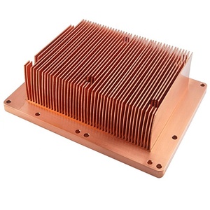 Dissipateur thermique à ailettes en cuivre pour CPU, dissipateur thermique à ailettes en cuivre avec passivation - Product Image 4