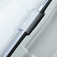 Nouvelle boîte à stylos transparente en plastique en gros pour cadeaux promotionnels d'entreprise, papeterie de bureau, personnalisable, Chine