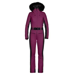 热卖透气雪地滑雪服防水外套整体一体式户外运动滑雪服