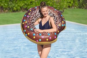 Bestway 36118 - <span class=keywords><strong>Flotador</strong></span> Inflable Circular en Forma de <span class=keywords><strong>Donut</strong></span> para Piscina, Juguete Acuático para Niños y Adultos, Venta al por Mayor de Fábrica - Product Image 2