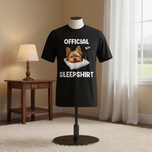 Camiseta oficial para dormir del Yorkshire Terrier, linda camiseta para amantes de los perros Yorkie - Product Image 3