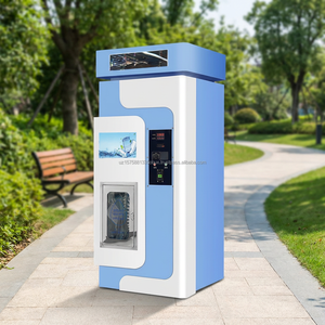 Dispensador de Agua Comercial YISO con Sistema de Lavado de Botellas, 110V/220V, Sistema de Filtración, Compatible con Visa, Mastercard y PayPal, para Exteriores - Product Image 1