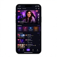 En Çok Satan Canlı Yayın Uygulaması Geliştirme - Özel Markalı Android ve iOS Çözümü, HD Yayın ve Gerçek Zamanlı Sohbet Özellikleriyle