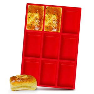 9 Cavity Rectangular Cake Mold Oven Safe For DIY Cakes Soaps Baking Utensils - Product Image 5