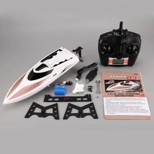 Bateau télécommandé sans fil SJY-H102 28 km/h à grande vitesse, jouet pour enfants avec retournement automatique, cadeau de course RC en métal pour expert - Product Image 5