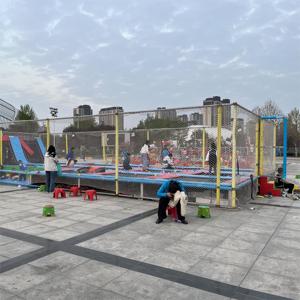 Cheap Price Amusement Park Equipment <strong>Trampolin</strong> Bungee Trampoline Outdoors and Indoors <strong>Shopping</strong> Mall Kids Park - Product Image 5