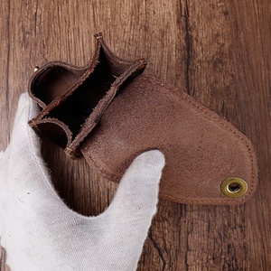 Wholesale Genuine Leather Cigarette Case Lighter Case Cigar Packets Retro Cigarette <b>Pouch</b> - Product Image 3