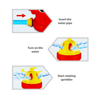 Extérieur été jardin piscine pompier gicler jouet gonflable en plastique bouche d'incendie plage fête jeu pour enfants arrière-cour eau jouer jouets