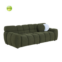 Canapé en velours de style nordique avec housse amovible, 3 places, meubles de maison, canapé, OEM pour marque célèbre