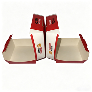 Caja para <span class=keywords><strong>Hamburguesas</strong></span> de Materiales Reciclados con Impresión a Color, Acabado UV, Impresión Offset CMYK, Empaque Desechable de Alta Gama para <span class=keywords><strong>Hamburguesas</strong></span> <span class=keywords><strong>Gourmet</strong></span> - Product Image 6