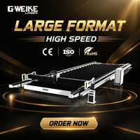 Machine de découpe laser à fibre ultra-large format à double portique Gweike SA Series 135000W, haute vitesse, pour tôles métalliques industrielles