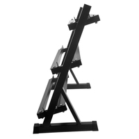 Support à 3 niveaux Équipement de gymnastique Ensemble de poids de fitness Barre d'équipement personnalisé Support d'haltères