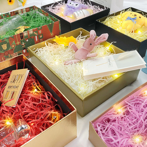 Giấy thường xuyên shreds100g nhàu nát cắt giấy vụn chất độn bao bì cỏ màu giấy vụn - Product Image 2