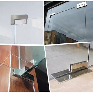 पेशेवर निर्माता ग्लास हार्डवेयर पैच फिटिंग Frameless कांच दरवाजा धारक ग्लास फिटिंग - Product Image 5