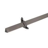 ALY DECOR Embouts de rideaux en alliage d'aluminium, antirouille, durables, robustes, pratiques, modernes, personnalisables, fixation par vis, accessoires pour rideaux, escalier