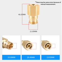 Adaptateur en laiton massif pour nettoyeur haute pression Karche, compatible avec les modèles anciens et nouveaux, pour raccord rapide M22 mâle pour pistolet de lavage et tuyau d'eau.