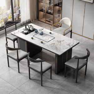 <span class=keywords><strong>Table</strong></span> en bois îlot <span class=keywords><strong>central</strong></span> haut de gamme <span class=keywords><strong>avec</strong></span> tiroir pour salle à manger et bureau - Product Image 5