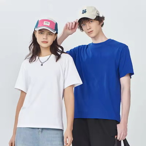 เสื้อยืดคอกลมแขนสั้นผู้ชาย พิมพ์ลายตัวอักษรด้านหน้า สไตล์ลำลอง ทรงปกติ ผ้าคอตตอนเจอร์ซีย์ 100% รับสกรีนโลโก้ตามแบบ - Product Image 3