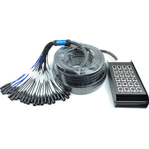 Cáp đa lõi 24 kênh ABCCABLS, hộp nối/hub XLR dùng cho thu âm phòng thu, cáp tín hiệu, giắc âm thanh micro - Product Image 5