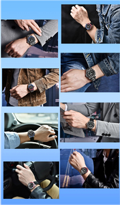 <span class=keywords><strong>Pagani</strong></span> นาฬิกาออโตเมติกสำหรับเล่นกีฬา, ดีไซน์2024หรูหรา40มม. GMT ขอบคริสตัลแซฟไฟร์สแตนเลสกันน้ำ100ม. - Product Image 5