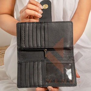 Hand Tooled Carving Wallet Clutch <b>Phone</b> Case Stylish Cowhide Fur Leather New Design Wallet Multi Uses Western Leather Wallets - Product Image 3