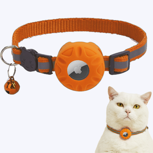 Collier tactique réfléchissant pour chat avec Airtag intégré pour prévenir la perte, ajustable et avec housse de protection - Product Image 3