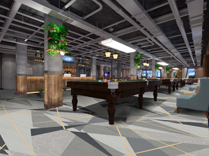 Tapis décoratif à motifs d'hôtel imprimé en 3D, tapis mural pour cinéma - Product Image 5