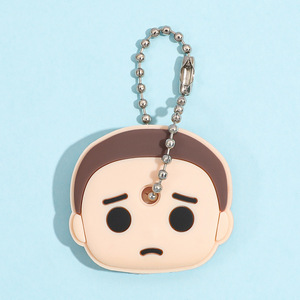 Cover per Chiavi in Silicone a Tema Rick e <span class=keywords><strong>Morty</strong></span>, Custodia Protettiva Creativa, Portachiavi Pendente per Studenti - Product Image 6