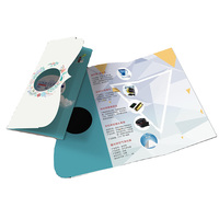 Brochures et affiches imprimées personnalisées, commandes OEM, dépliants, impression de catalogues colorés avec finition artistique de surface, directement de l'usine
