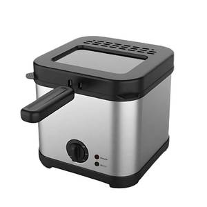 Termostato ajustable de carcasa de acero inoxidable barato, <span class=keywords><strong>freidora</strong></span> pequeña de <span class=keywords><strong>1</strong></span>,5 litros de capacidad con tapa desmontable superior - Product Image 6