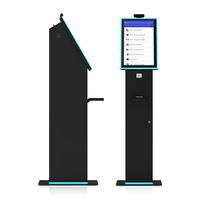 Sistema de Pago para Parques de Atracciones MHY de 23.6 Pulgadas, Impresora de Boletos, Kiosco con Reconocimiento Facial, Carcasa Metálica, Soporte SDK