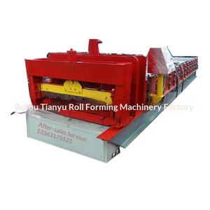 Direktvertrieb Farbstahl-Fliesenpressmaschine 840 Antike Doppelglas-Fliesenformmaschine Einfache Bedienung 5+ Jahre Garantie - Product Image 5