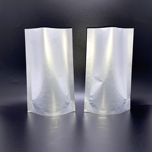 Sac en papier d'aluminium métallisé brillant personnalisé contre la lumière UV humidité oxygène pochette debout pour café, viande cuite, collation - Product Image 5