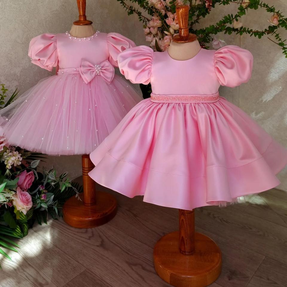 Three Dimensional Princess Silhouette Pink Puff Short Sleeve Puffy ...