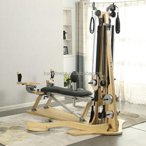 Torre de Yoga Comercial Multifuncional, Unidad Combinada de Gimnasio y Reformer - BP-215 Yoga Tower BP-215 - Product Image 4