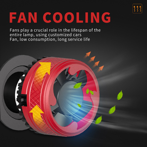 यूनिवर्सल H7 की एलईडी हेडलाइट बल्ब | 12 वी 6500k 65w उच्च शक्ति वाले IP-67 वाटरप्रूफ विमानन एल्यूमीनियम हेडलाइट्स - Product Image 3