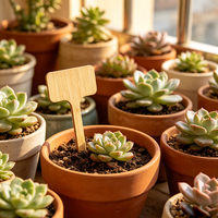 Étiquettes pour légumes et fleurs en bois naturel écologique, étiquettes personnalisées imperméables pour plantes, étiquettes pour jardin extérieur