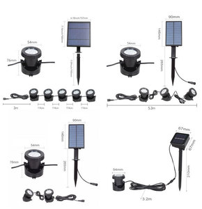 Đèn LED Sân Vườn Ngoài Trời, Đèn Sân Vườn Năng Lượng Mặt Trời RGB Đầy Màu Sắc 2 3 5 Bộ Đèn Chiếu Sáng - Product Image 6