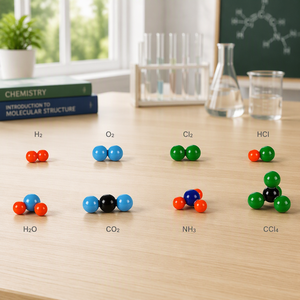 Modelo de Estructura <span class=keywords><strong>Molecular</strong></span> de 23 Bolas para Estudiantes y Profesores de Secundaria, Materiales PP/LDPE/ABS, Educación Biológica - Product Image 4