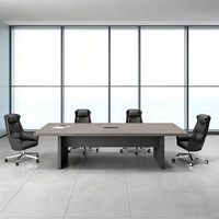 Nouvelle arrivée, table de réunion de luxe pour salle de réunion, bureau de réception pour négociations de plus de 20 personnes, comptoir classique de bureau
