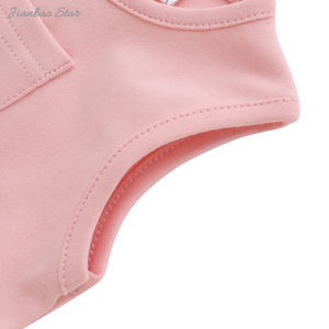 Tutina Primaverile per Neonata con Volant Senza Maniche 100% Cotone con Chiusura a Bottoni 3-6 <span class=keywords><strong>Mesi</strong></span> 6-9 <span class=keywords><strong>Mesi</strong></span> 12 <span class=keywords><strong>Mesi</strong></span> - Product Image 3