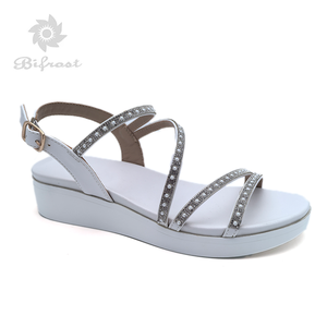 Nuovi Arrivi 2026: <span class=keywords><strong>Sandali</strong></span> Estivi da Donna con <span class=keywords><strong>Tacco</strong></span> <span class=keywords><strong>Medio</strong></span>, Cinturino con Strass, Zeppa e Suola Spessa - Product Image 3